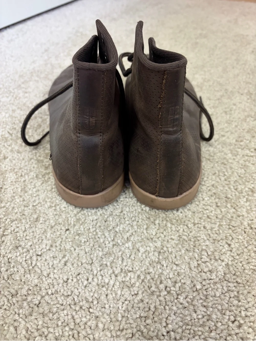 NOBULL Men's Brown Perforated Chukka Boots